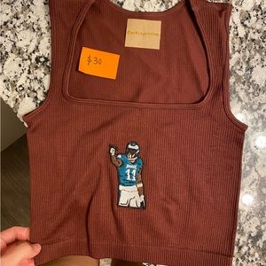 Philadelphia eagles crop top (aj brown)